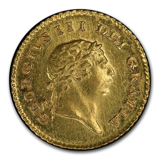 1810 Great Britain Gold 1/3 Guinea George III MS-63 NGC 1810 Great Britain Gold 1/3 Guinea George III MS-63 NGC